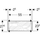 Montageplatte DUOFIX Universal, 235x550 mm, nicht brennbar
