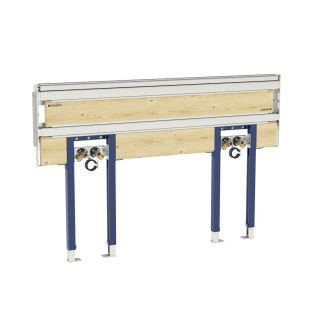 UP Montageelement Doppelwaschtisch Bauhöhe 980-1120 mm