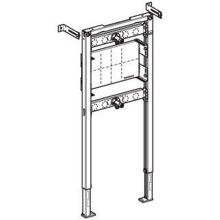 Montageelement Geberit DUOFIX für Wannen- und Brausearmatur UP