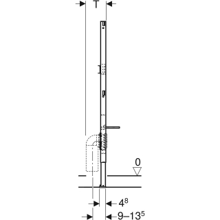 WC-Montageelement DUOFIX für AQUACLEAN, ohne UP-Spülkasten