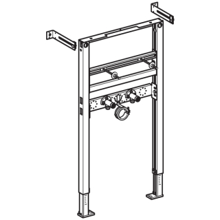 111486001 Montageelement Geberit DUOFIX für Waschtisch, Bauhöhe 82/98 cm