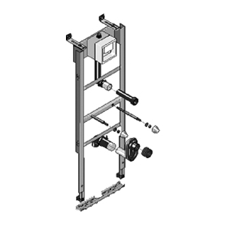 HU-UR3020.1-10G Montageelement Huter MATRO, für Urinal Laufen Caprino 4406.0