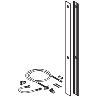 131.190 MONOLITH Seitenverkleidung Wand-WC, 101 cm, kundenind, Alu geb.
