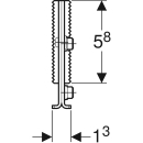 GIS Vorwandsystem Wandbidet-Element 461531001