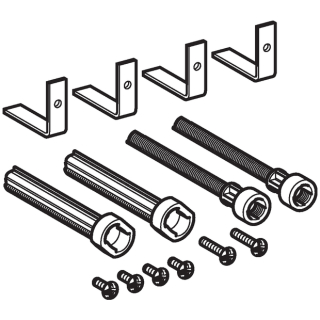 Verlängerungsgarnitur für Betätigungsplatte