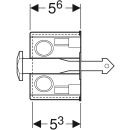 Geberit Rohbauset mit UP-Dose, für GA 244999