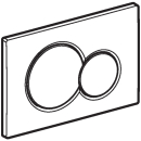 Betätigungsplatte SIGMA01 2-Mengen-Spülung,...