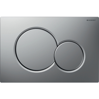 115.770 SIGMA01 Betätigungsplatte 2-Mengen-Spülung, Duochrom