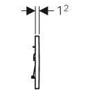 Betätigungsplatte SIGMA 30 Kunst.,...