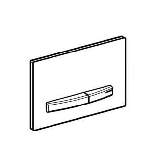 Betätigungsplatte SIGMA50 2-Mengen-Spülung, Mustang Schiefer