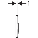 Betätigungsplatte KAPPA21 2-Mengen-Spülung,...