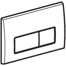 Betätigungsplatte KAPPA50 2-Mengen-Spülung,...