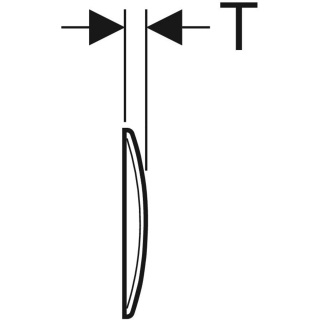 Abdeckplatte ARTLINE weiss