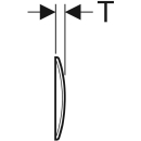 Abdeckplatte ARTLINE weiss