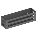 Duschkorb schwarzgrau, abnehmbar