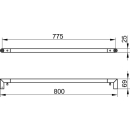 Badetuchstange REVA Breite 800 mm, chrom