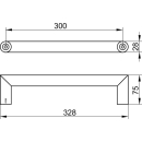 Haltegriff REVA B 328 mm, chrom