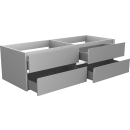 Waschtischunterschrank Optima P B 1800 mm, H 450 mm, T...