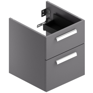 WT-Unterschrank Optima L 1.2 460x480mm, idrolam anthrazit matt