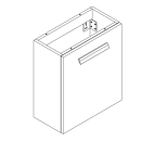 WT-Unterschrank Optima L 1.2 500x350mm, Eiche Biondo