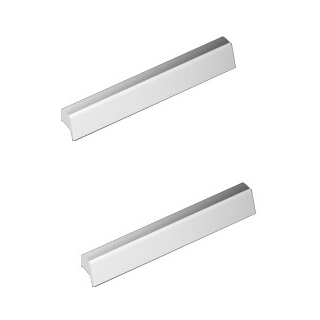 Griffset Optima L 1.2 rund, 2 Stück, chrom