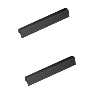 Griffset Optima L 1.2 rund, 2 Stück, schwarz matt