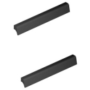 Griffset Optima L 1.2 rund, 2 Stück, schwarz matt