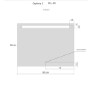 Lichtspiegel Optima S 1.2 800 x 600 mm