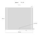 Lichtspiegel Optima S 1.2 1000 x 800 mm