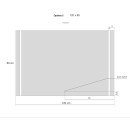 Lichtspiegel Optima S 1.2 1200 x 800 mm