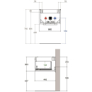 WT-Unterschrank SMARAGD PREMIUM PLUS B 960 x T 445 x H...