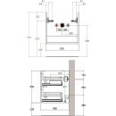 WT-Unterschrank SMARAGD SFERA, B 570 x T 485 x H 550 mm