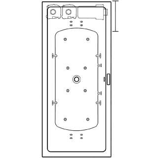 Poolsystem POWER AIR zum Einbau in Acrylbadewanne Fremdmarke