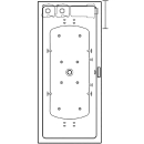 Poolsystem POWER AIR zum Einbau in Acrylbadewanne Fremdmarke