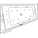 Poolsystem POWER AIR Einbau in Grossraum-Acrylbadewanne