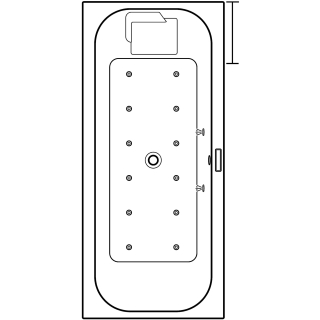 Poolsystem AIRpool zum Einbau in Acrylbadewanne Fremdmarke