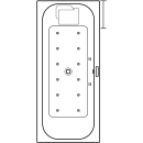 Poolsystem AIRpool zum Einbau in Acrylbadewanne Fremdmarke