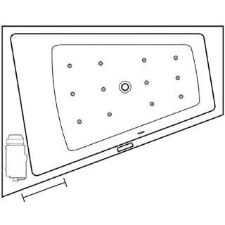 Poolsystem AIRpool Einbau in Grossraum-Acrylbadewanne