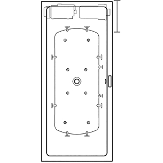 Poolsystem KOMBIpool zum Einbau in Acrylbadewanne Fremdmarke