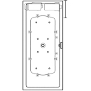 Poolsystem KOMBIpool zum Einbau in Acrylbadewanne Fremdmarke