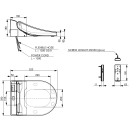 Dusch-WC-Sitz WASHLET GL 2.0 weiss, inkl. Fernbedienung