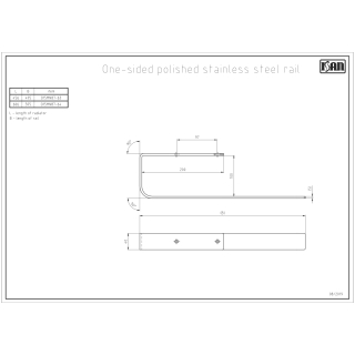 Handtuchhalter offen Optima für, B405mm, Light Grey Texture S37