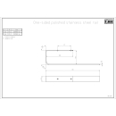 Handtuchhalter offen Optima für, B505mm, Sapphire...