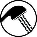 Duschbrause Sargas PCR verchromt 1/2" / 8...