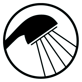 Duschbrause Siwa verchromt 1/2" / 3 STRAHL/JETS 05983396