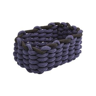 Aufbewahrungskorb Cord dunkelblau 20 X 14 X 10 CM 45122018