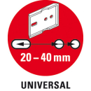 Glashalter einfach schwarz matt 9.6 X 6.9 X 10.5 CM 45270934