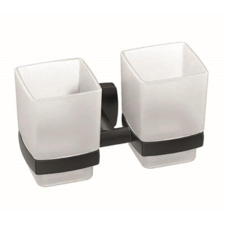 Doppelglashalter schwarz matt 17.8 X 9.6 X 10 CM 45271307