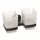 Doppelglashalter schwarz matt 17.8 X 9.6 X 10 CM 45271307