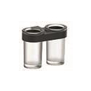 Doppelglashalter schwarz matt 14.6 X 11.2 X 9.1 CM 45600418